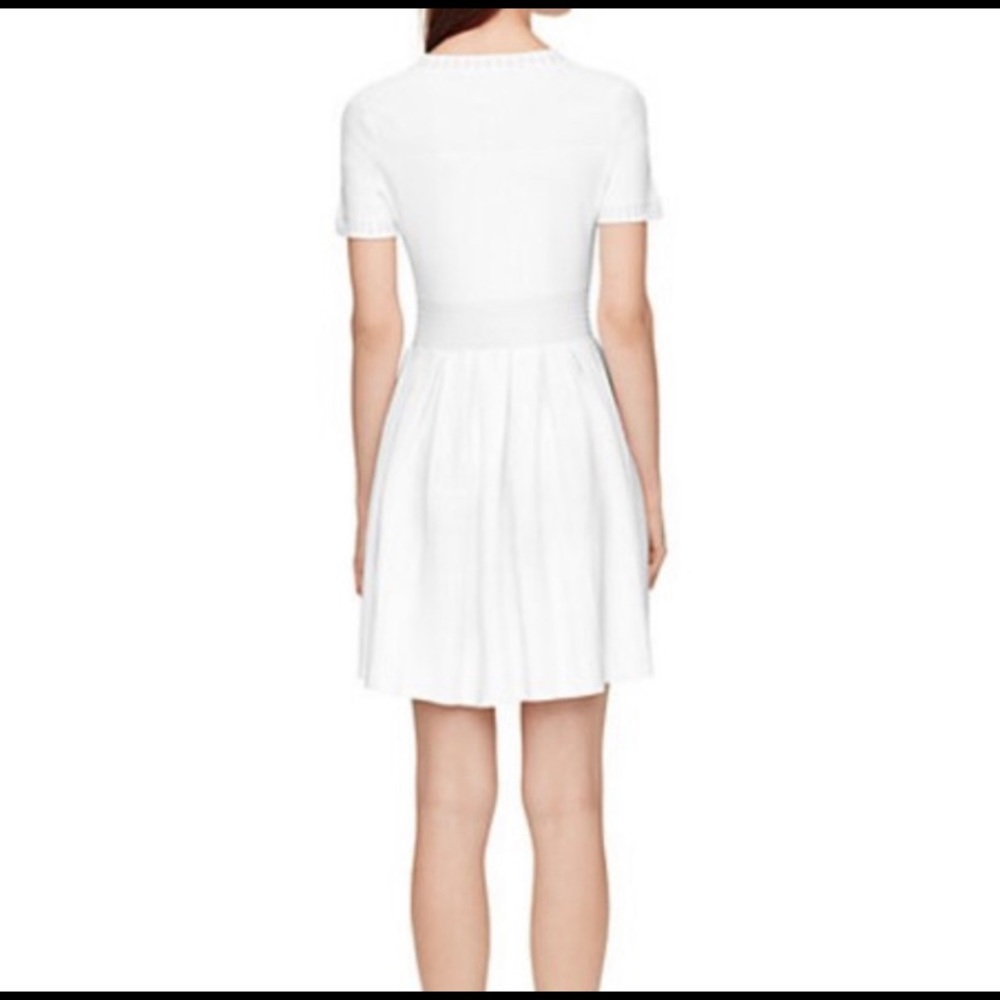 Kate Spade Fit & Flare Pleated Knit Dress